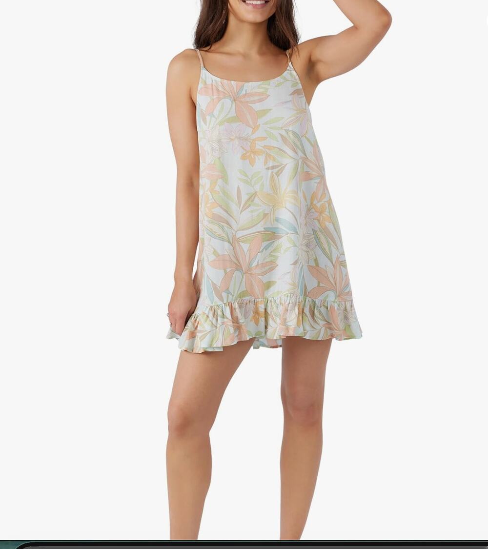 O'Neil Hollis Skylight Tank Dress Women's S Floral Beachy